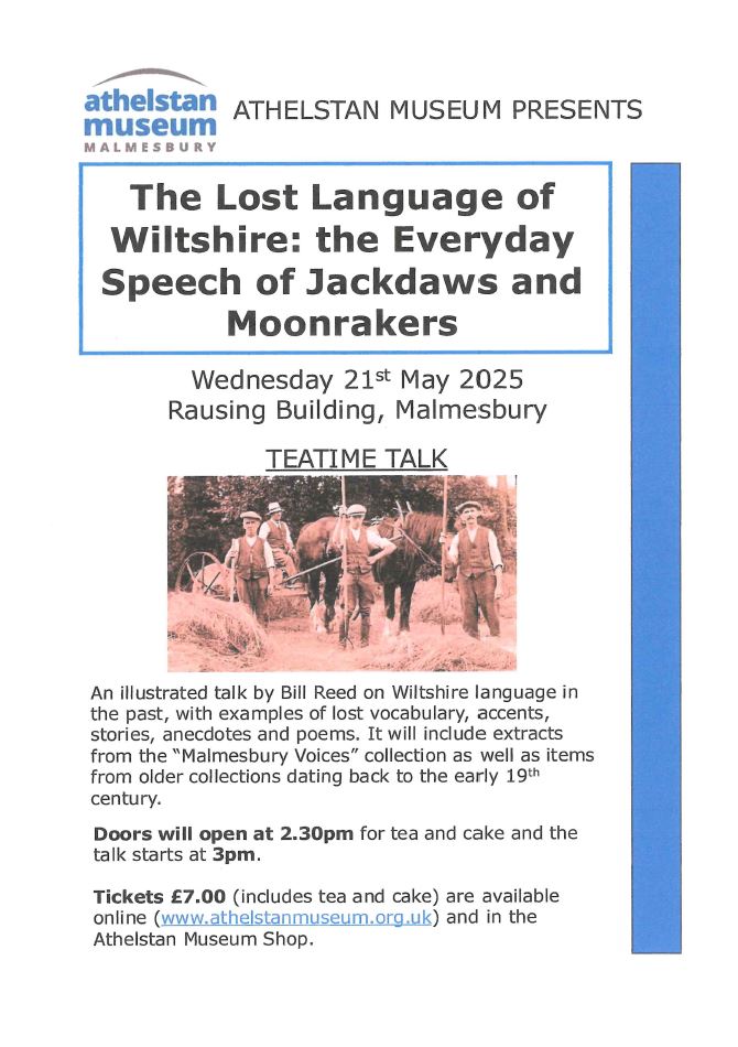 The Lost Language of Wiltshire: The Everyday Speech of Jackdaws and Moonrakers